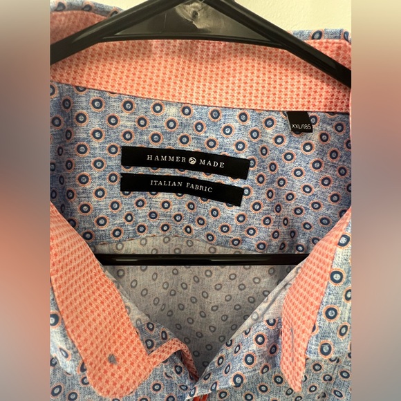 Hammer Made XXL button down Short Sleeve Shirt - Picture 2 of 3